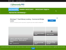 Tablet Screenshot of bieszczady.pro