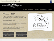 Tablet Screenshot of kolejka.bieszczady.pl