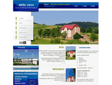 Tablet Screenshot of hotelewka.bieszczady.pl